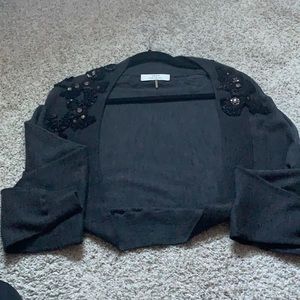 Charcoal gray cover up